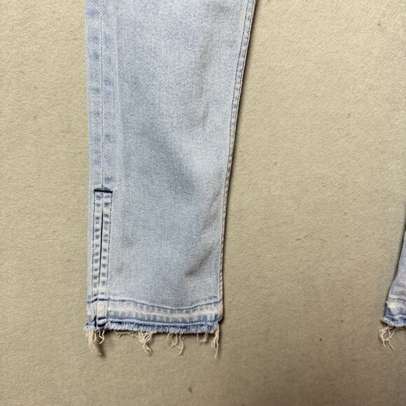 Cotton Citizen Split Skinny Leg Light Wash Button Fly Women’s Size 24 - Picture 3 of 10